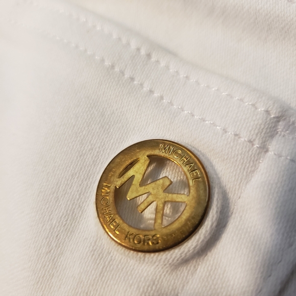 Michael Kors "Izzy" skinny white jeans (size 10) - Picture 9 of 12